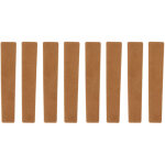 8 pi�ces d'anti - d�rapant en fourrure pu pour arc, amortisseurs de silencieux de corde d'arc r�curv�, ...