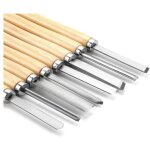 8 pi�ces ensemble de ciseaux de tour � bois hss ensemble de ciseaux de tournage en bois outils de tournage ...