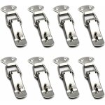 Vurahome - 8 pi�ces fermeture a levier fermeture � ressort loquet bascule en acier inoxydable pour coffre ...