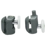 8 pi�ces roulette porte coulissante douche 23mm, antirouille galets de porte de douche, pour cabine de ...