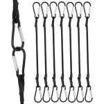 8 pi�ces tendeurs elastique avec crochets ? 30cm avec dispositif de s�curit� tendeur, robuste convient ...