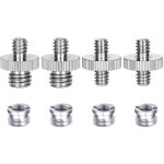 8 pi�ce vis adaptateur cam�ra vis 1 / 4? � 3 / 8? convertisseur ecrous vis pour tr�pieds et monopods, ...