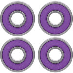8 roulements � billes 608 pour skateboard et scooter - kit de 8 pi�ces (violet 7)