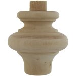8 x piede in legno ontano 53014 80x 80 mm