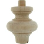 8 x pied en bois d'aulne art. 53014 mm. 95x118