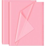 80 feuilles de papier de soie rose 50 x 70 cm rose vif papier de soie d'emballage en vrac feuilles de ...