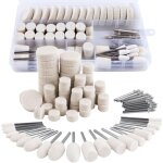 80pcs kit de polissage dremel - roues de polissage en laine de haute qualit� pour outil rotatif dremel ...
