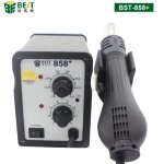 858 + pistolet � air chaud en spirale sans plomb station de dessoudage de r�paration de t�l�phone portable ...