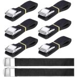 8pcs (8) sangles d'arrimage sangle arrimage de fixation 40cm x 2cm sangle d'arrimage avec boucle de serrage ...