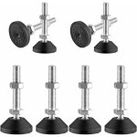 8pcs vis de r�glage pour pieds de meuble, pied vis m8 pied a visser ajustables de montage au sol capacit� ...