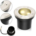 8x 3w lumire enterre sol spot ip67 extrieur lampe spots lampe led blanc chaud