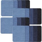 (9. 5x12. 5cm)20 pi�ces patches � repasser, tissu thermocollant jean, tissu autocollant reparation, kit ...