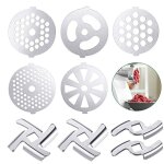 9 pi�ces accessoires pour hachoir � viande hachoir � viande alimentaire hachoir � viande manuel pi�ces ...
