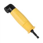 90 degrs perceuses  angle droit adaptateur jaune tournevis a renvoi d'angle coud 6. 35mm tige hexagonale ...
