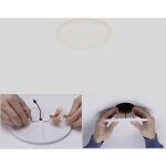92387 eb panel veluna varifit luminaire  led encastrable 4. 50 w satin - paulmann