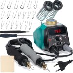 939d - vi kit de gravure sur bois � double stylo avec affichage num�rique avec 20 pointes de fil, stylo ...