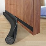 96cm anti froid bas de porte unilat�ral avec joint auto adh�sif, protection contre les courants d'air ...