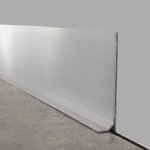 99d�co - 10 plinthes adh�sives - alu bross� - pvc - gris - 100x8cm