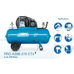 Abac - compresseur d'air 4cv 270 litres 29, 2 m3 / h 10b triphas� - b3800bf / 200 ft4