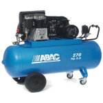 Abac - compresseur d'air � piston 270 litres triphas� de 5, 5 cv