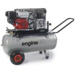 Abac - compresseur d'air thermique honda 4, 8 cv 100 litres