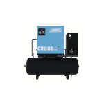 Abac - cross 500 4kw 10bar 400 / 50 100l vessel vsd screw compressor