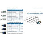 Abac - raccord rapide multiprofils cannel� tuyau diam. 6mm - ra5517c