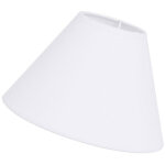Abat - jour conique blanc hauteur 14, 5 cm