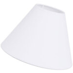 Abat - jour conique blanc hauteur 17, 5 cm