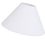 Abat - jour conique blanc hauteur 18. 5 cm