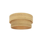 Abat - jour lampadaire salon smile e27 bois clair 40dx35dx21h