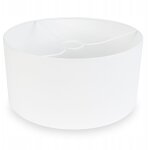 Abat - jour pour lampadaire suspendu blanc 40 cm