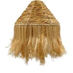 Abat - jour leonora beige fibre naturelle d44 cm