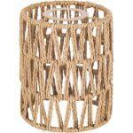 Abat jour plafond, abat jour plafond rotin h 15cm, style boho, pour e27 e26 applique suspendue lampadaires ...