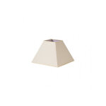 Abat - jour pyramide mezzo e27 beige 30dx13dx22h tissu popeline