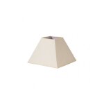 Abat - jour pyramide mezzo e27 beige 35dx15dx25h tissu popeline