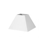 Abat - jour pyramide mezzo e27 white 45dx20dx32h tissu popeline
