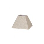 Abat - jour pyramide tenorio e27 lin beige 35dx15dx25h