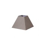Abat - jour pyramide tenorio e27 lin gris 35dx15dx25h