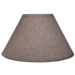 Abat - jour rond - lumissima - 80482 - gris - �lectrique - contemporain - design