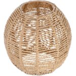 Abat - jour en rotin happyyami 14 x 15 cm - style naturel