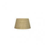 Abat - jour salma e27 naturel 20dx15dx12, 5h conica