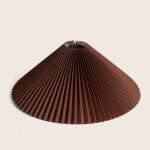 Ledkia ? abat - jour en tissu marron fonc� 210 mm x �475 mm ? design �l�gant pour lampes ? diffusion ...