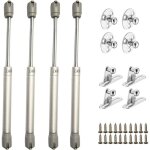Abcrital - 4pcs verin � gaz 80n, verin hydraulique, verin meuble amortisseur porte placard pour armoires ...