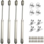 Abcrital - 4pcs verin  gaz 80n, verin hydraulique, verin meuble amortisseur porte placard pour armoires ...