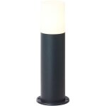 Aberdeen lampadaire d'extrieur 30cm anthracite, acier inoxydable / plastique, 1x qa60, e27, 28 w - brilliant ...