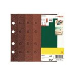 Abrasifs 93x185 assortis par 25 2607019495 - ponceuse