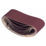 Abrasifs en bandes courtes toile 504x 100x610 mm grain 150 en bote de 10 - vsm impavide