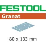 Abrasifs stf 80x133 p220 gr / 100 granat - 497123 - festool