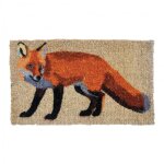 Ac - deco - paillasson en fibres de coco - l 45 x l 75 x h 2, 8 cm - renard - livraison gratuite